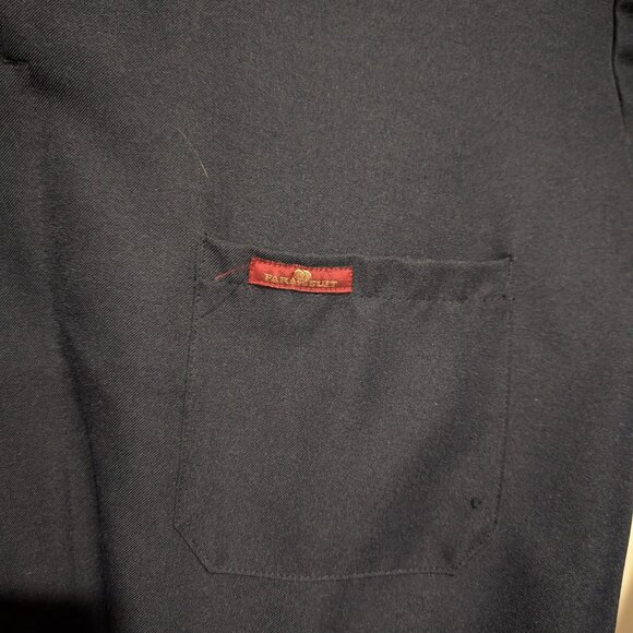 Vintage Para Suit Coveralls Navy Long-Sleeve Belted Men's Size 52 Regular - Picture 2 of 15
